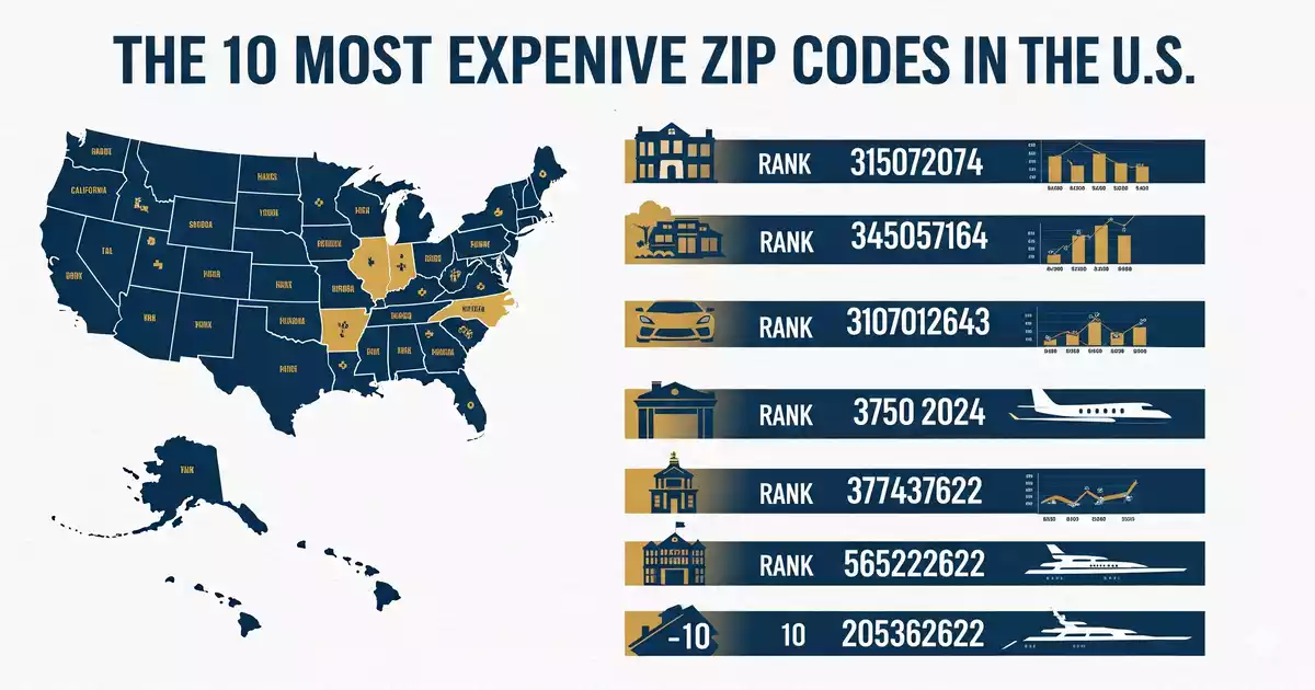 The 10 Most Expensive ZIP Codes in the US - USZipCodes